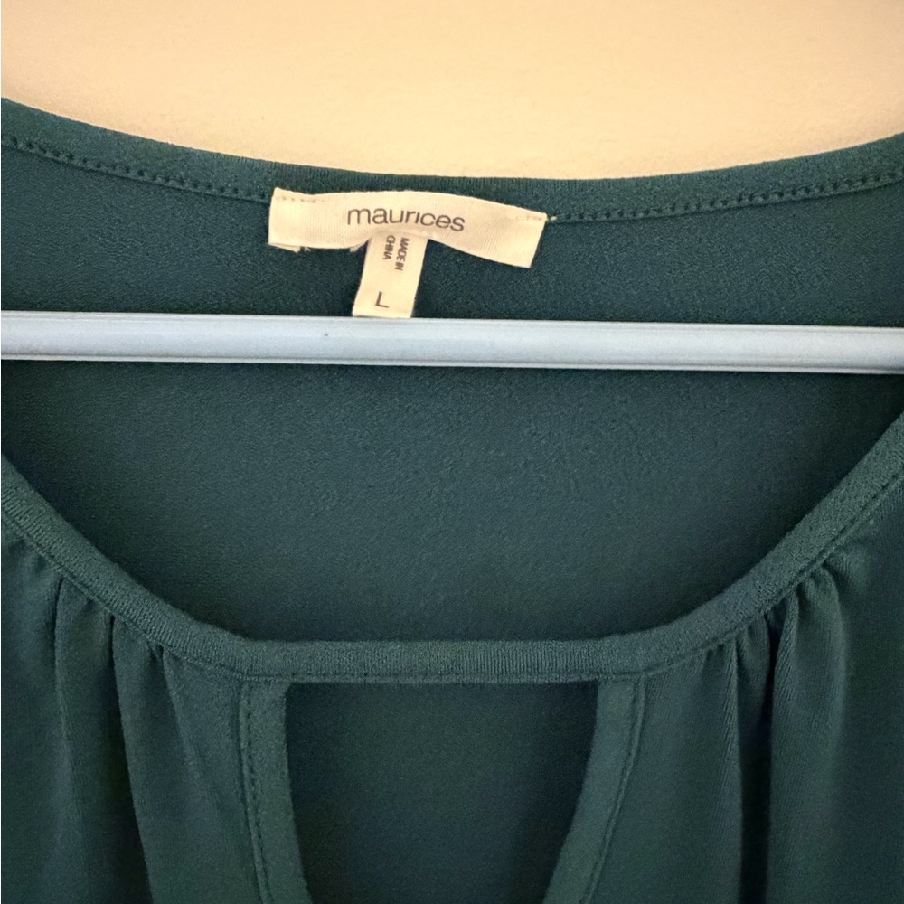 Maurices Teal Keyhole Tank Top - Picture 2 of 3